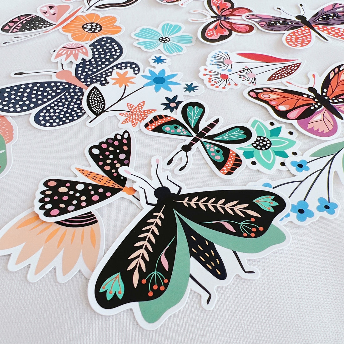 Butterflies Washi Tape | Foil Butterflies Washi Tape | neutral Butterfly