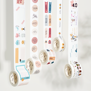 Vintage Vibes Washi Tape Sticker Set